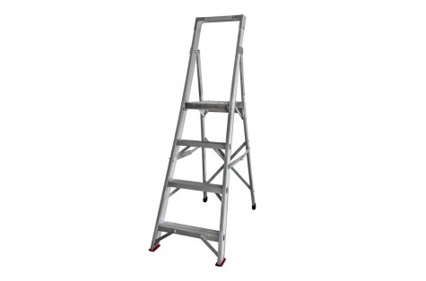 Folding platform ladder, 4 steps, 940 mm