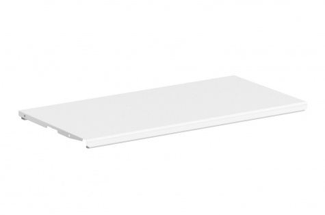 Steel shelf 600 x 300 mm, white