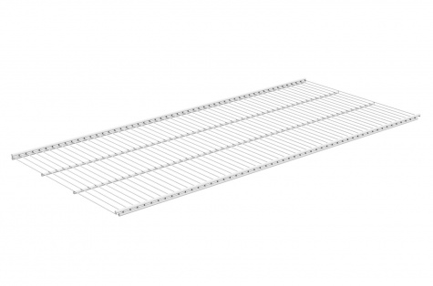 Mesh shelf 900 x 400 mm, white 