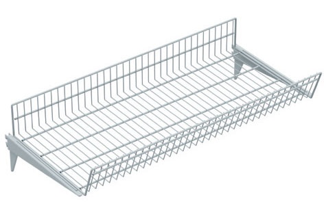 Basket shelf, 900 x 400 mm