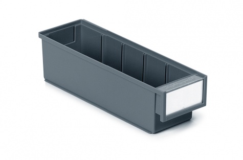 Shelf bin 92x300x82 Grey