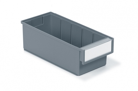 Shelf bin 132x300x100 Grey