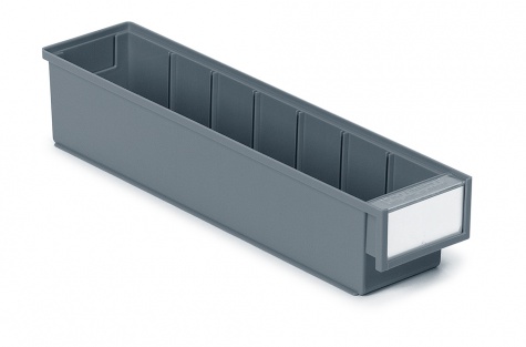 Shelf bin 92x400x82 Grey