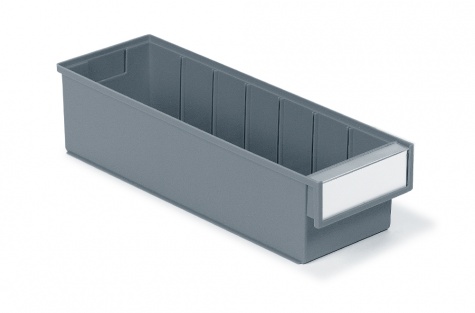 Shelf bin 132x400x100 Grey