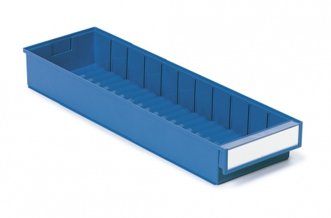 Shelf bin 186x600x82 Blue