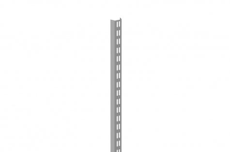Вертикальный настенный профиль, 2000 мм, серебристо-серый