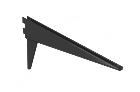 Shelf support, 400 mm, black