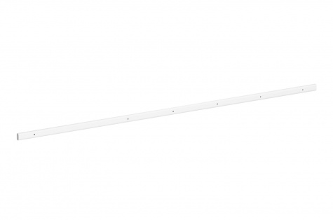 Horizontal beam, 2000 mm, 300 kg, white