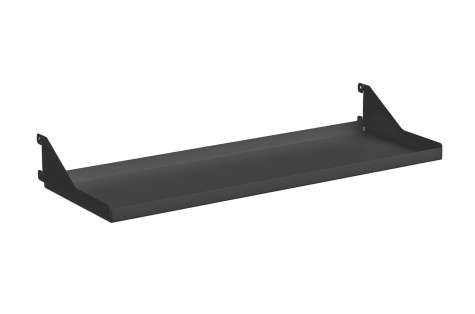 Rotatable wall shelf, 600mm, black