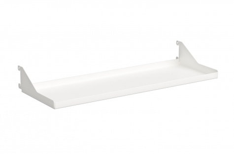 Rotatable wall shelf 600mm, white