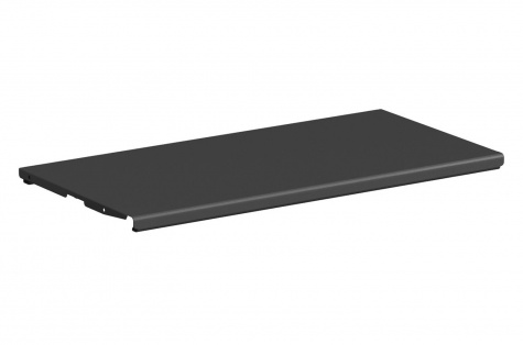 Steel shelf 900 x 200 mm, black