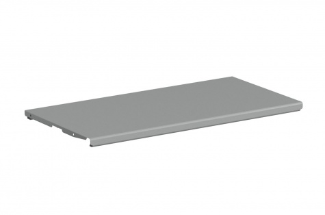 Steel shelf  600 x 600 mm, silver effect