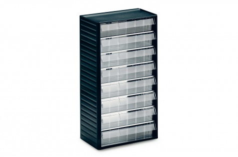 Small parts storage cabinet, 8 drawers