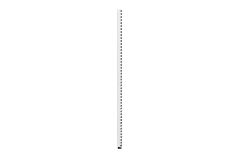 Pole with adjustable leg, 1630 mm, white