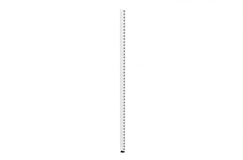 Pole with adjustable leg, 1630 mm, white