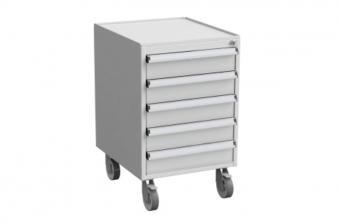 Drawer unit 45/56-1, castors