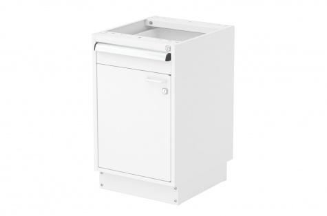 Drawer cabiner 45/66, door left with lock, plinth