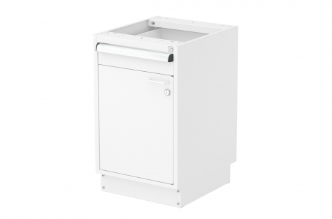 Drawer cabiner 45/66, door left with lock, plinth