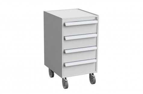 Drawer unit 45/66-4, castors