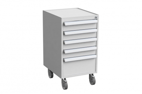 Drawer unit 45/66-5, castors