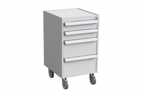 Drawer unit 45/66-6, castors