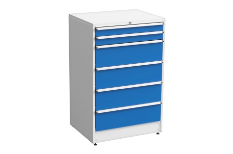 Drawer unit 90/140-38, blue