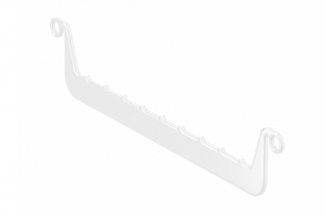 Clothes rack under shelf plate, 300 mm