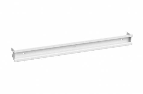 Storage bin rail M600, white