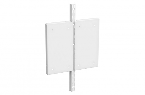 Storage bin cabinet holder, white