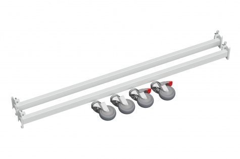 Castor set for FiFo rack, M1350