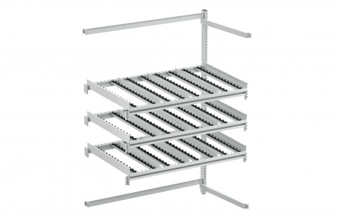 Treston FiFo Flow Rack M1350, side-rear extension ESD