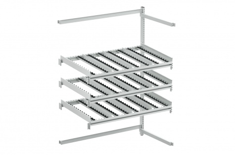 Treston FiFo Flow Rack M1350, side-rear extension ESD