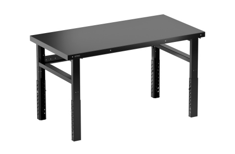 Komplekt: Töökojalaud Workshop, 1500 x 750 mm, must