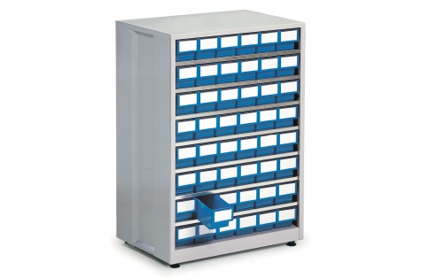 Storage bin cabinet 4840, 48 bins, 410 x 605 x 870 mm