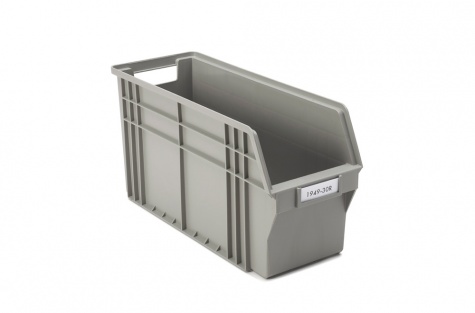 Treston ReBOX storage bin 185x490x250, grey