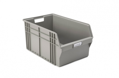 Treston ReBOX storage bin 310x490x250, grey