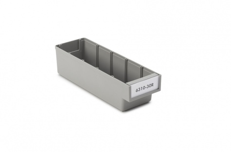 Treston ReBOX shelf bin 94x300x80, grey