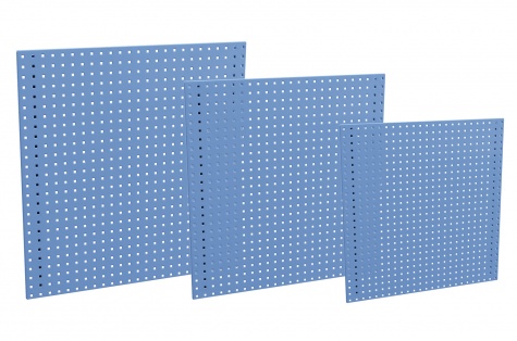 Perforated wall panel 454x988 Blue