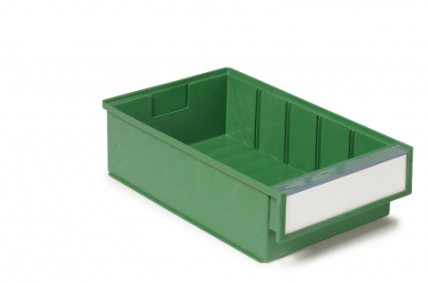 Treston BiOX shelf bin 186x300x82, green