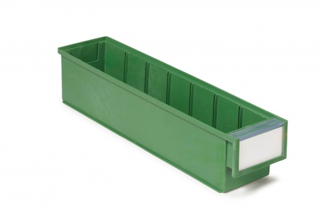 Treston BiOX shelf bin 92x400x82, green