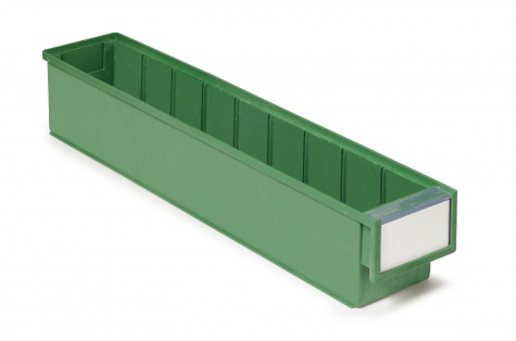 Treston BiOX shelf bin 92x500x82, green