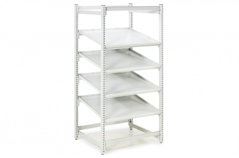 Treston FiFo Flow Rack M900, steel shelves 4 pcs