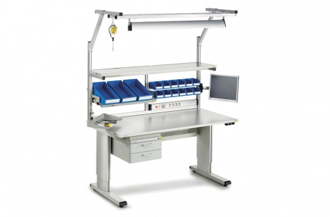 Komplekts WB-1: darba galds ar motoru, 800 x 1500 mm