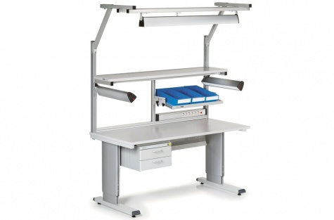 Komplekts WB-7: darba galds 800 x 1500 mm