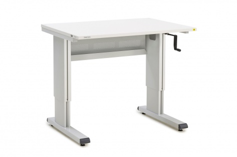 Montāžas galds ESD, ar regulēšanas rokturi, 800 x 1073 mm