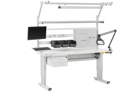 Set WB-14: ESD workbench with equipment for monitor and lamp