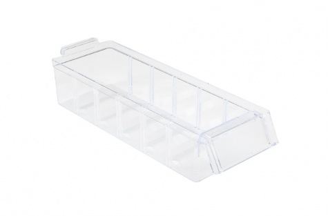 Small drawer 55 x 175 x 37 mm, transparent