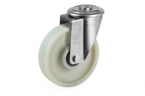 S68FV Poltkinnitusega pöörduv ratas, Ø 100 x 30 mm, 220 kg