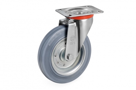 S23 plate-mounted, swivel wheel, 65-230kg