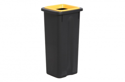 Waste sorting bin 53L, yellow